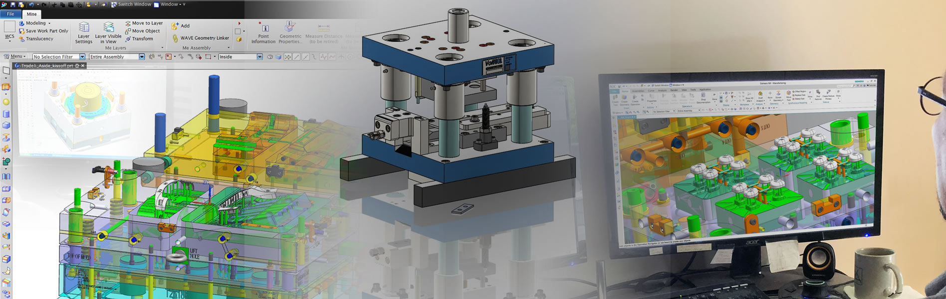 Design process automation for die and tooling visual