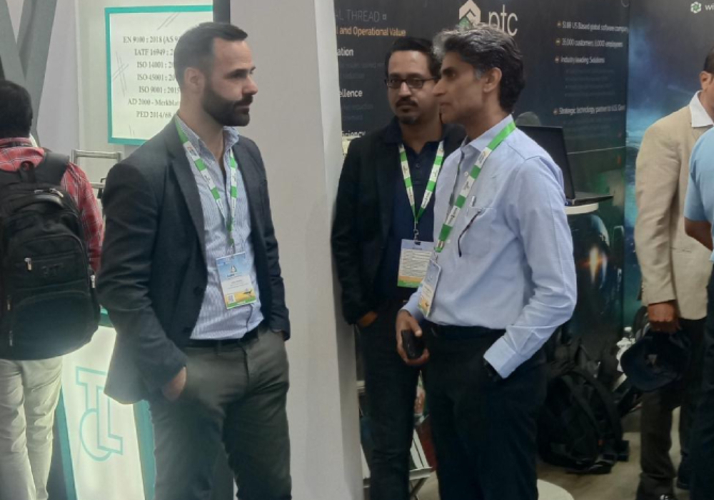 CADOpt and PTC booth at Aero India Show 2023