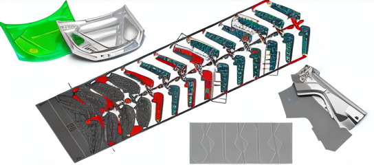HxGN Virtual Manufacturing sheet metal forming simulation