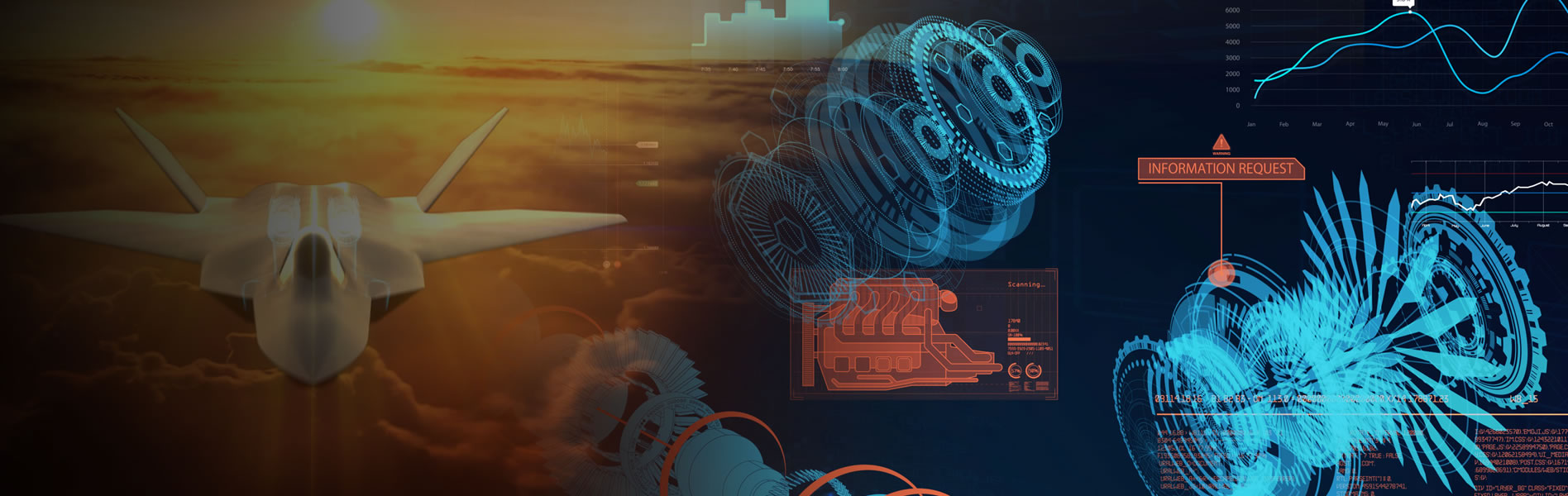 Aerospace and defence engineering visual from CADOpt