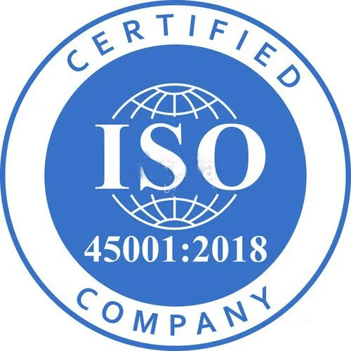 ISO 45001:2018 certified