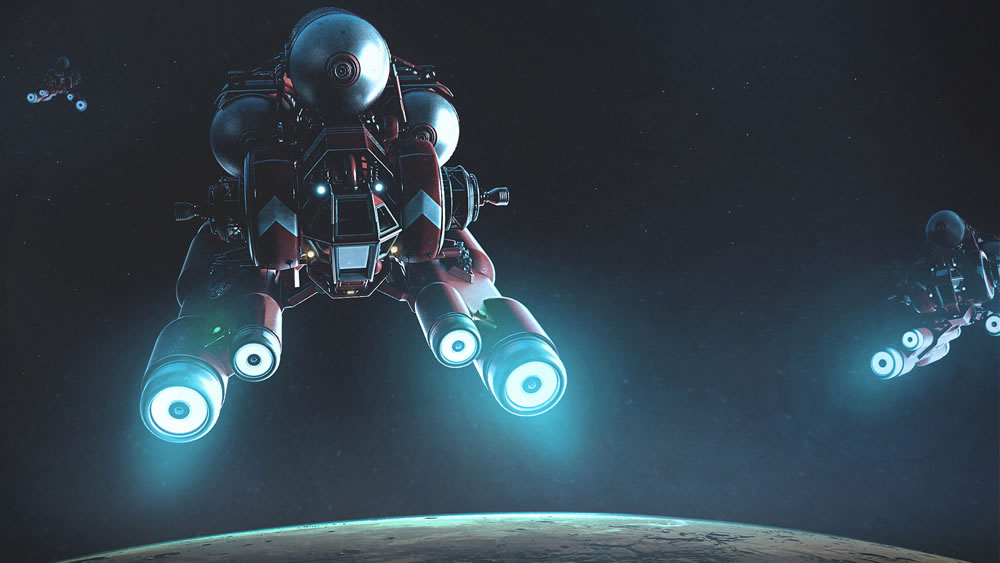 Photoreal KeyShot render showcasing lighting and material detail