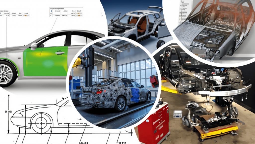 Teardown analysis of an automotive component during benchmarking